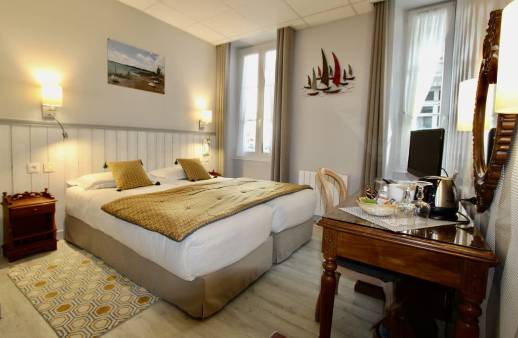 chambre superieure twin hotel des abers saint malo