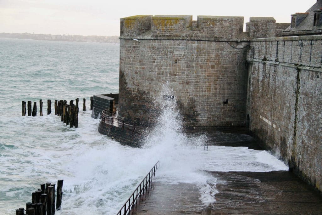 grandes marées à saint malo intra muros