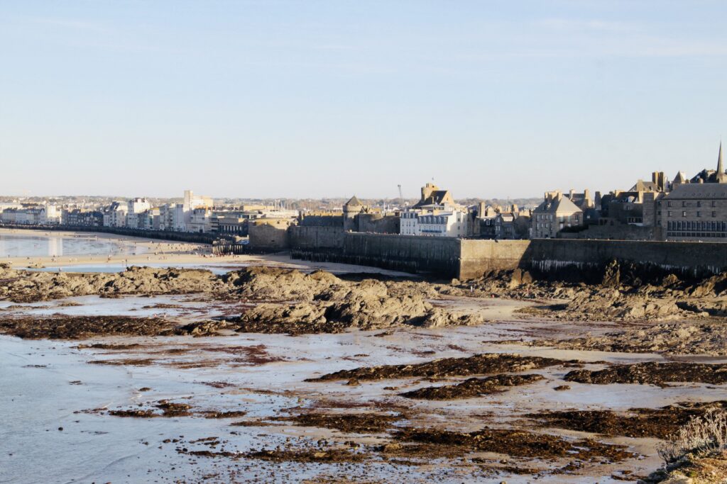 saint-malo à marée basse