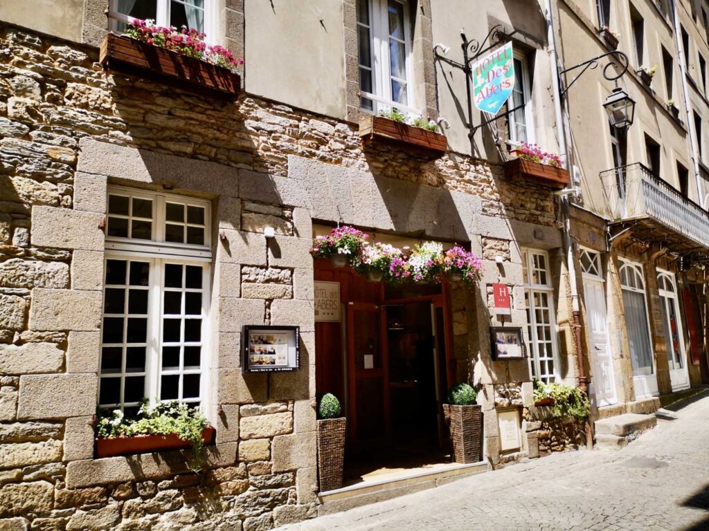 facade de l'hotel des abers à Saint-Malo